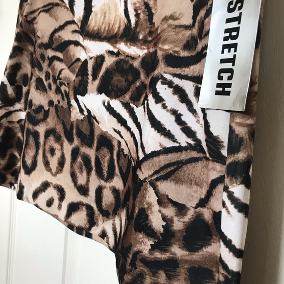 🎉HP🎉🆕 NWT Vintage 90’s Animal Print Skirt Jr.7 - Picture 6 of 9